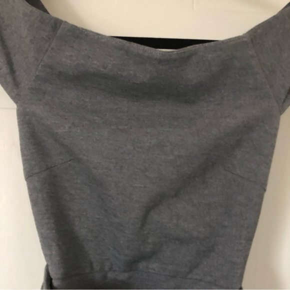 Aritzia-Talula Vandell Grey Cross Back Dress - Picture 8 of 11